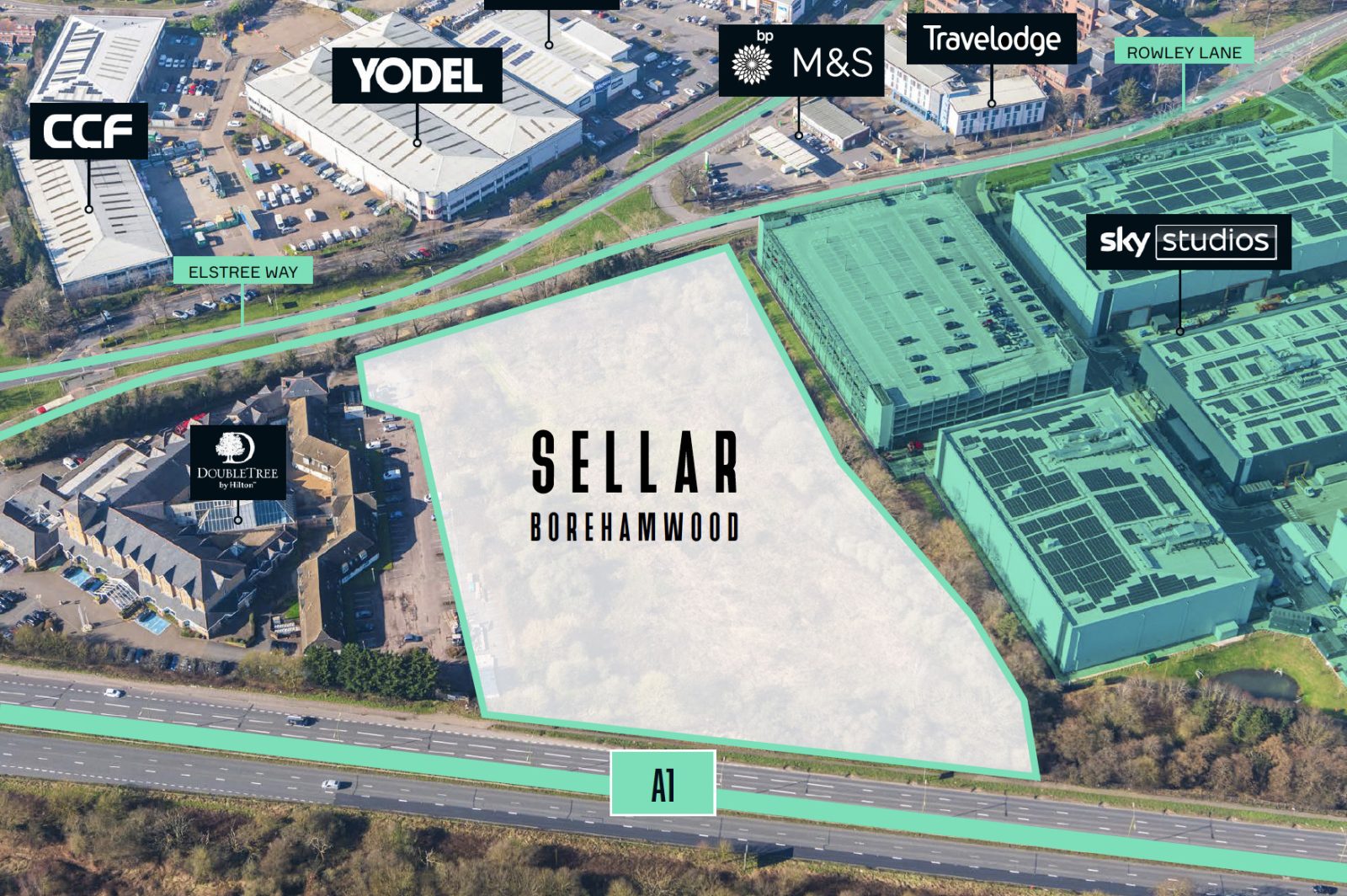 Freehold Development Site with Outline Consent Launched in Borehamwood
